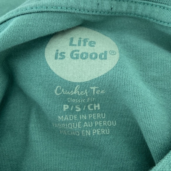 Life Is Good. Womens Long Sleeve Green Mama Bear T-Shirt Top Size S - Picture 5 of 7